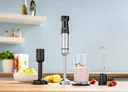 Power hand blender set, stainless steel
