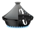 Tajine 2-color, gray - oriental pan with lid