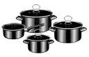 7-piece Profi-Black-Star cookware set