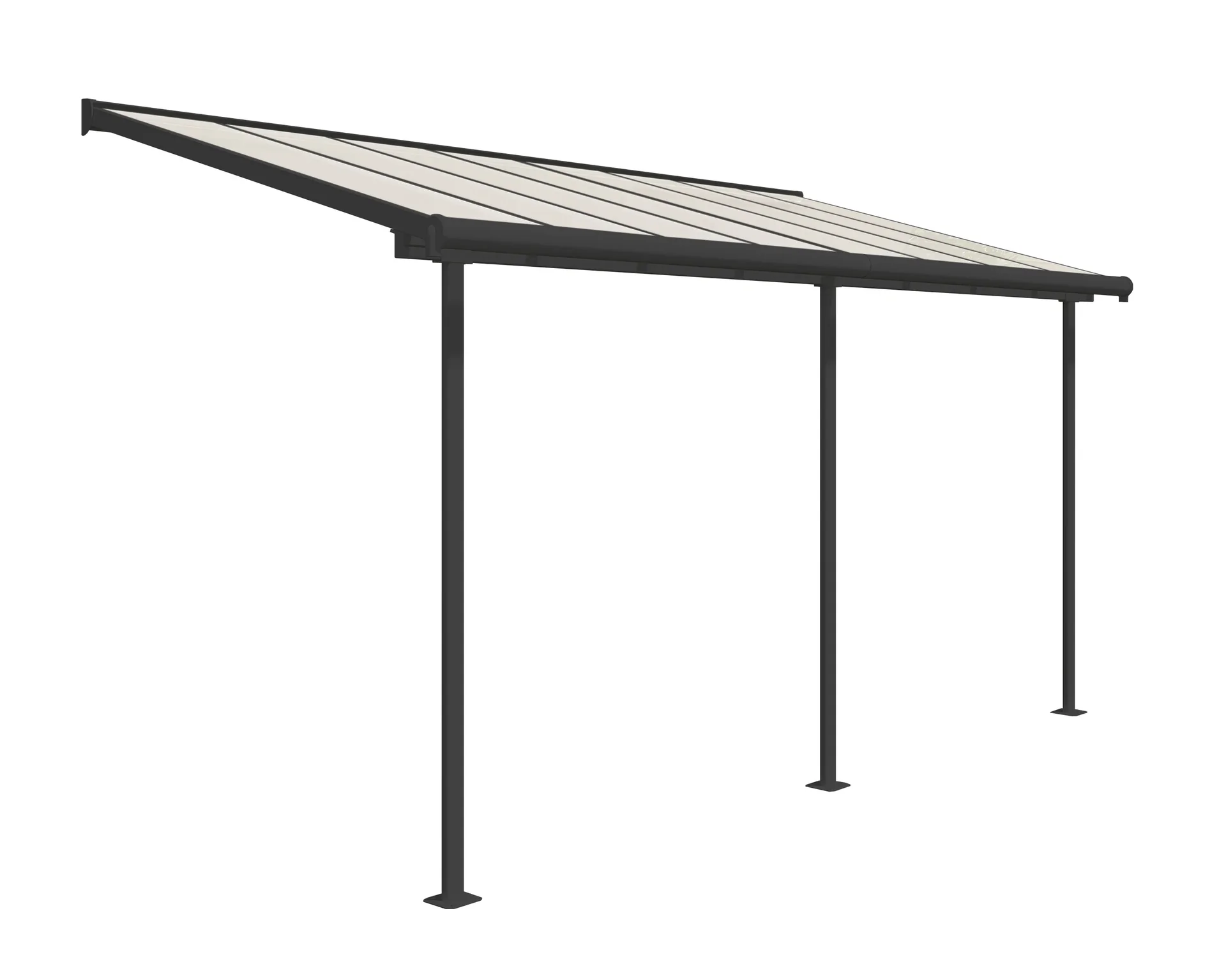 "Toit de terrasse Palram Sierra 230 x 447 cm, gris image"