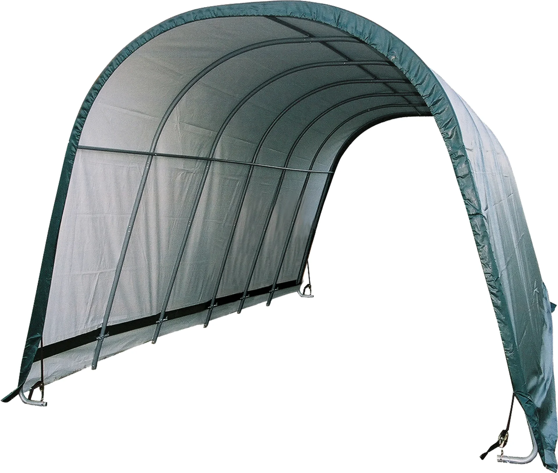 ShelterLogic Abri de pâture Run-In-Shed 29,2 m², vert