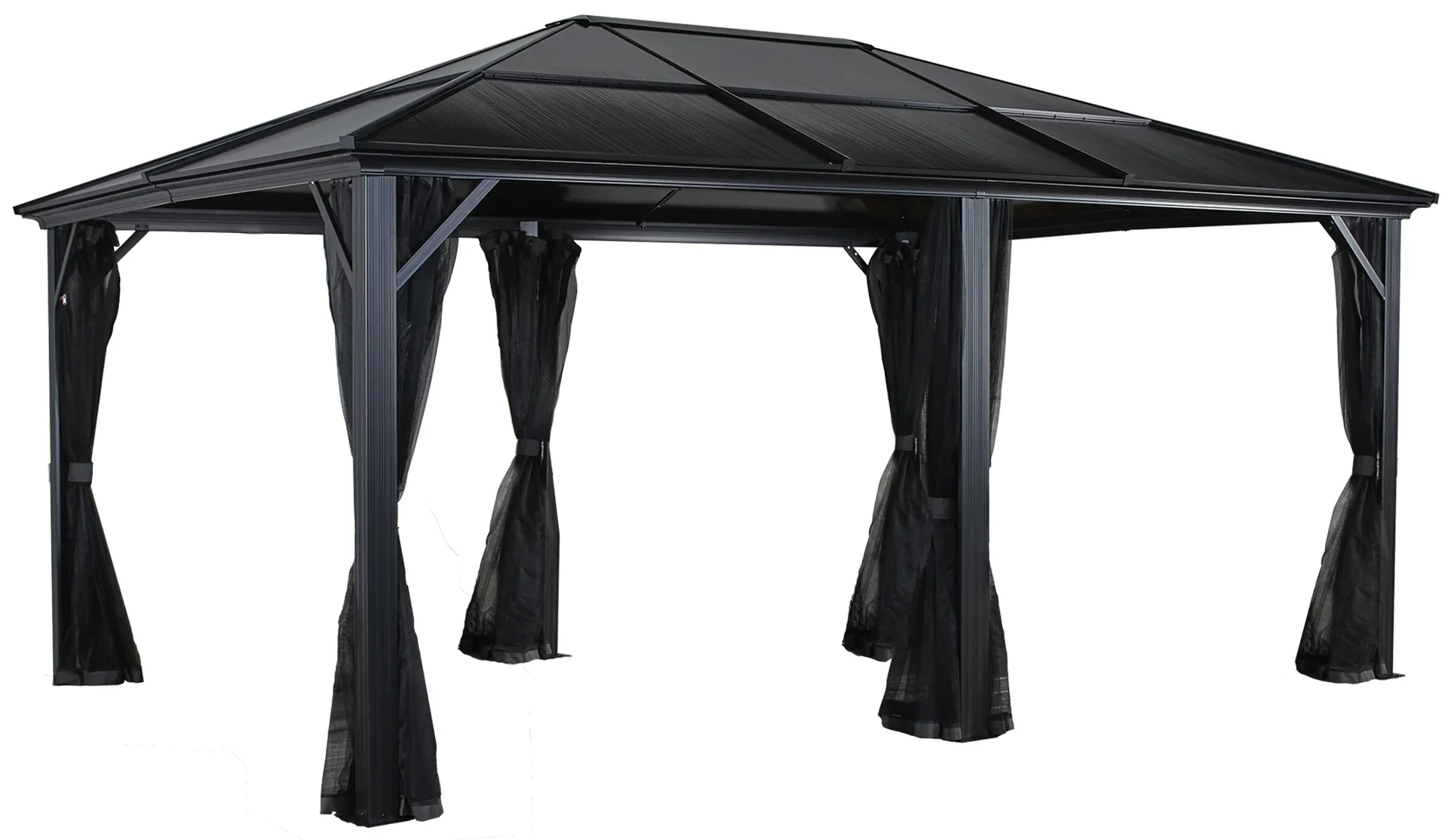 "Sojag - Kit de rideaux pour tonnelle Meridien 12x16 image"