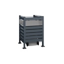 Westmann Habillage de poubelle Planum 1er 120 cm anthracite (1× 240 L)