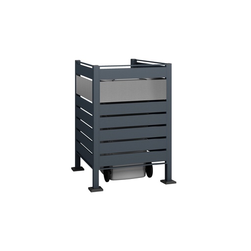 "Westmann Habillage de poubelle Planum 1er 120 cm anthracite (1× 240 L) image"