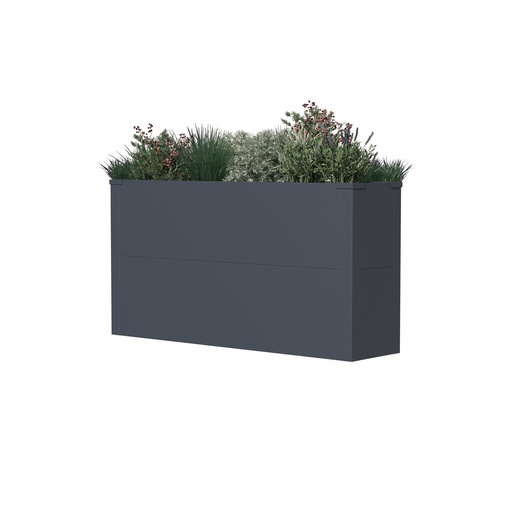 "Westmann Bac à plantes Talus L Métal anthracite image"