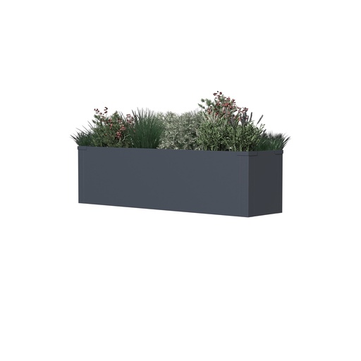 "Westmann Bac à plantes Talus M Métal anthracite image"