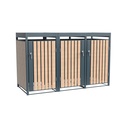 Westmann Boîte à poubelles Planta 3 places anthracite (3× 240 L)