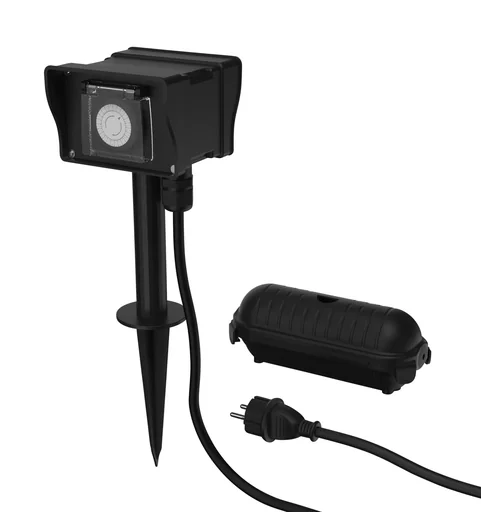 "Minuterie extérieure AES8 avec 2 prises image"