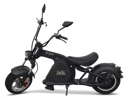 "La Spezia electric scooter, 45 km/h, 2000 watts, 60V/20 Ah lithium-ion battery, black image"