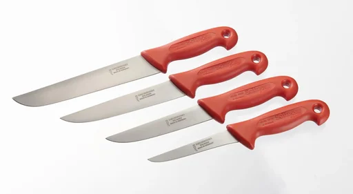 "Professional butcher knife set, 4 pieces image"