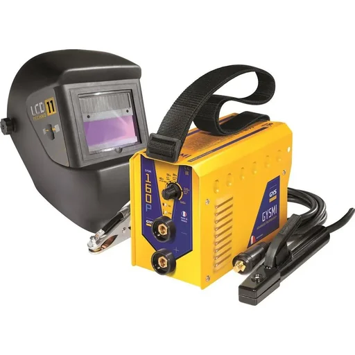 "Welding inverter set including LCD - Techno 11 - Electrodes 1.6 to 4 mm - GYSMI 160P image"