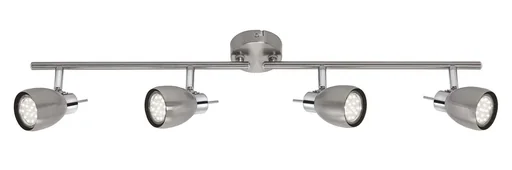 "LED ceiling light, 12 watts, GU10, matt nickel image"