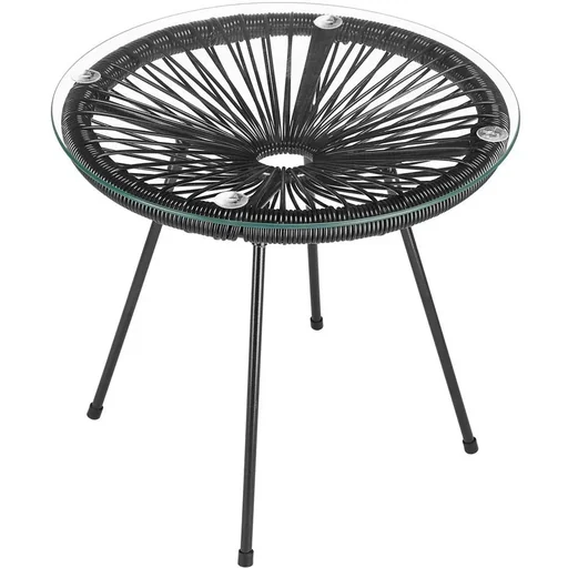 "Acapulco side table black Ø45cm image"