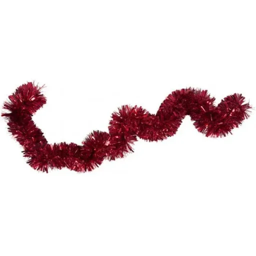 "Christmas garland - red 2 meters - Ø15 cm image"