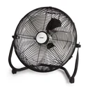 Metal floor fan, 35 cm Ø, black