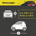Car cover indoor soft - Size 1 - 401 x 400 x 130 cm - PES - Elastane