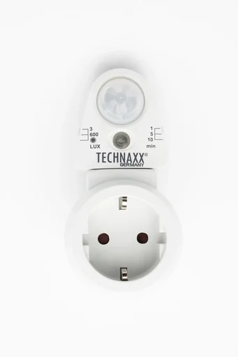 "Socket adapter with motion detector and light sensor image"