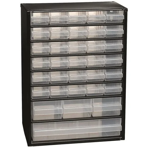 "Raaco chest of drawers with 34 drawers - 42x30.6x15cm image"