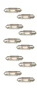 Tail light and license plate bulbs, 10 pieces - Festoon lamps