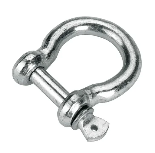 "Shackle, curved 1/4" 6mm, 3 pcs. image"