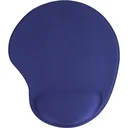 Mouse pad, blue, with gel wrist rest