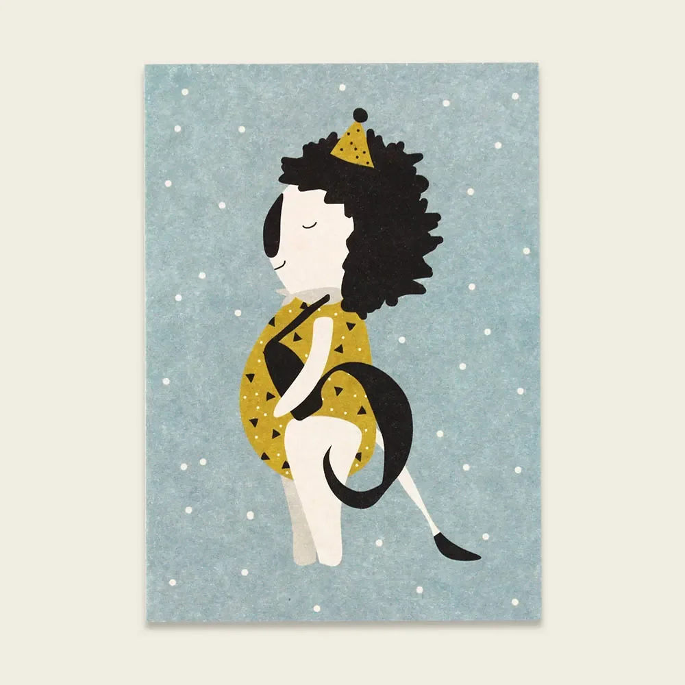 "Ava & Yves Carte postale Lion "5 image"