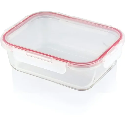 "Mehrzer - Fresh Box - 2260ml - Rectangular - Bake-and-Lock - Red image"