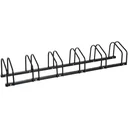 Bicycle stand for 6 bicycles, black