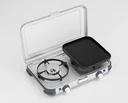 Camping Kitchen 2, Grill & Go CV, stove with two burners, two extra grill plates