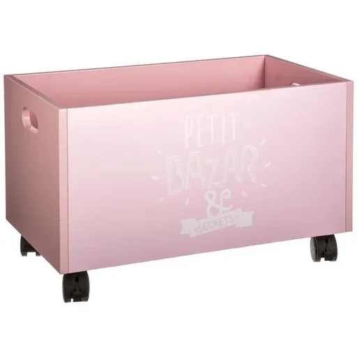 "Suitcase on wheels - 40 x 30 x 28 cm - Pink image"