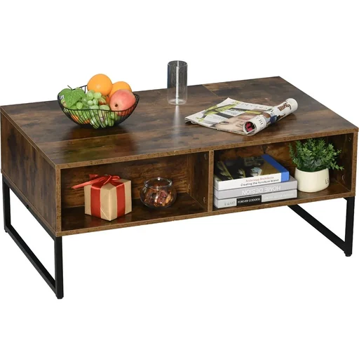 "Coffee table, brown image"