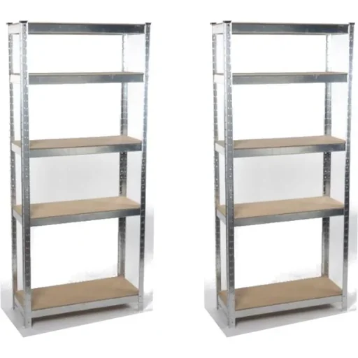"2x storage rack 5 shelves 172 x 75 x 30cm image"