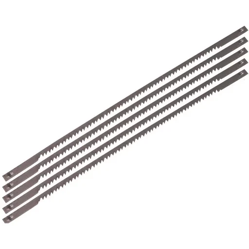 "SSA1001 scroll saw blade, 15TPI, 5-piece for wood image"