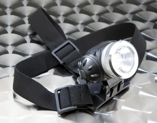"LED headlamp, 3 watts, with 3 functions image"