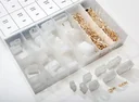 Flat plug housing set, 240 pieces, with flat plug