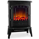 Electric fire with heating and fireplace effect 2000W black