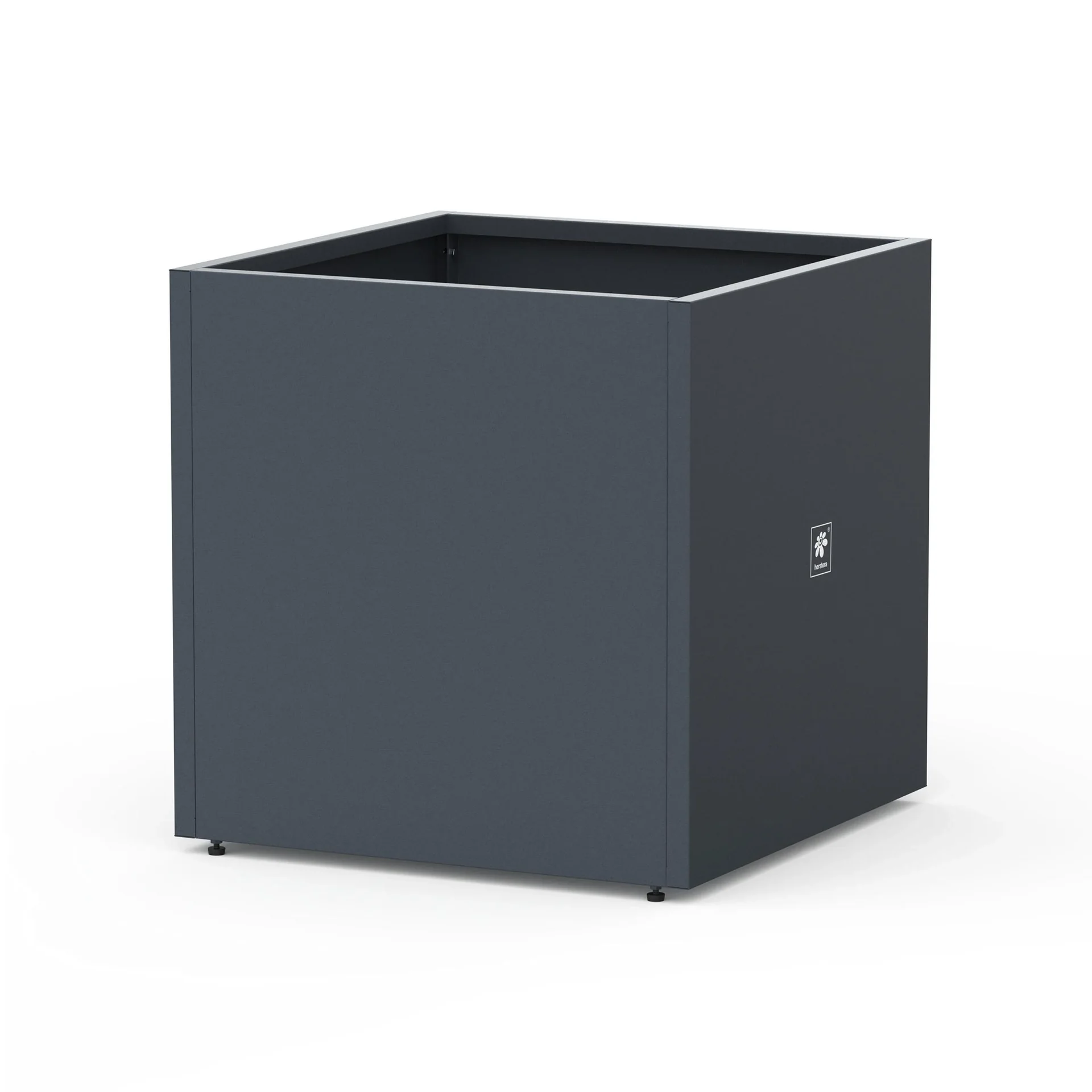 "Jardinière Cube 70×70×70 cm Anthracite – 343 L Carré potager en acier image"