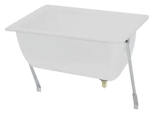"Wall bracket for 100 l rinsing tub with drain valve image"