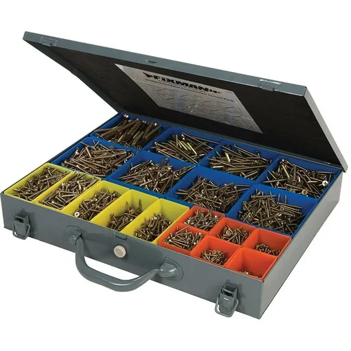 "Fixman Goldstar countersunk head screws assortment 3400 pieces image"
