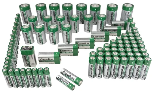 "Zinc-carbon batteries 98-piece value set image"