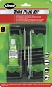 Tire repair kit - 8 pieces - odorless