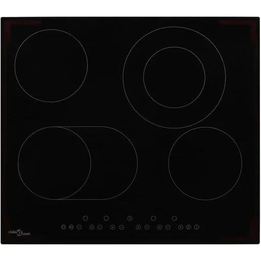 "Ceramic hob with 4 cooking zones, touch control 6600 W image"