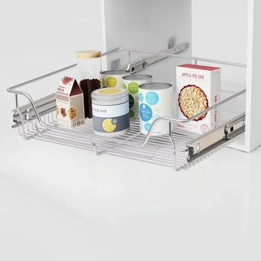 "Wire baskets extendable 2 pieces 600 mm silver-colored image"