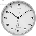 Wall clock radio Ø 31cm - white/silver