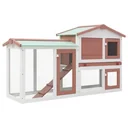 Outdoor rabbit hutch large 145x