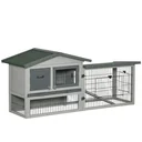 Small animal hutch for 2 dwarf rabbits