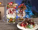 Christmas glass mugs, set of 2
