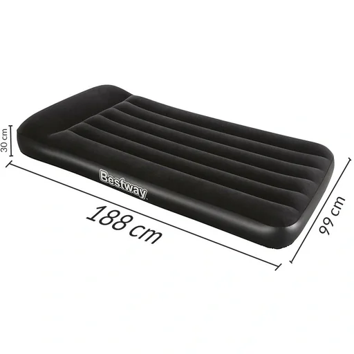 "Air bed with built-in electric pump 188 x 99 x 30 cm image"