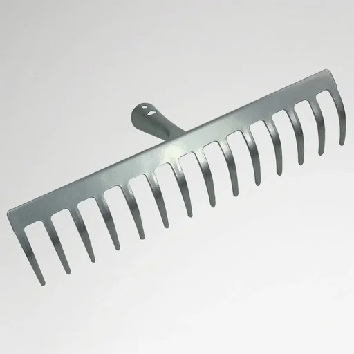 "Leaf rake/ garden rake with 14 tines image"