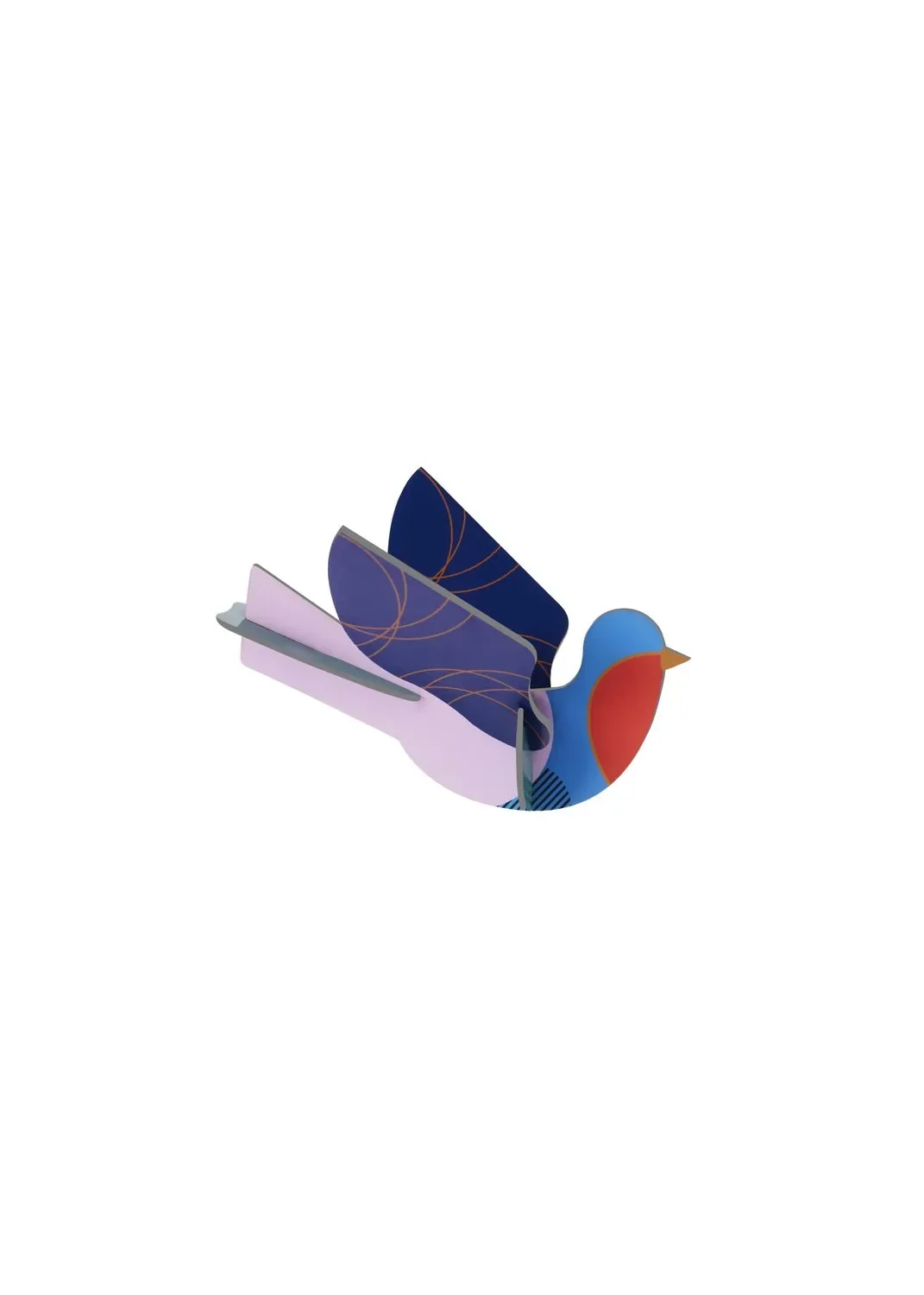 "Ornement Studio ROOF, kit de loisir créatif, objet mural 3D - Colombe image"